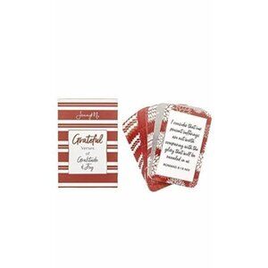 JennyM Grateful Verses of Gratitude & Joy Bible Verses Inspirational Prayer Card